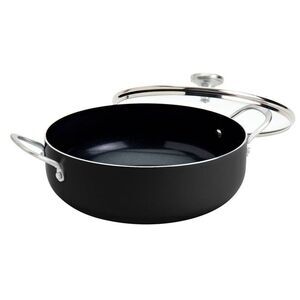 Infuse -  6qt Nonstick Aluminum Caldero Black: Hand W Black
